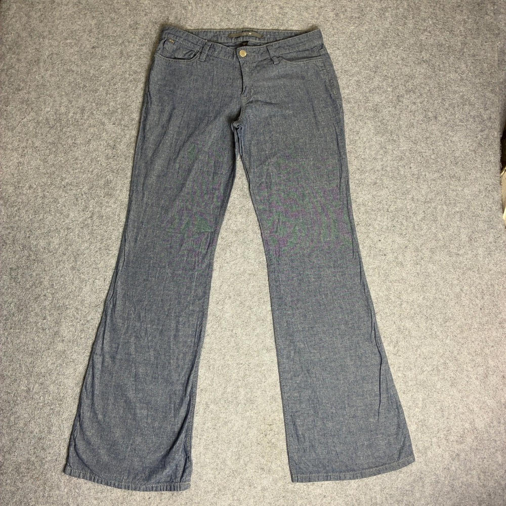 Joes Jeans Women's 31x32 Provocateur Blue Denim Bootcut Low Rise Flare Pants